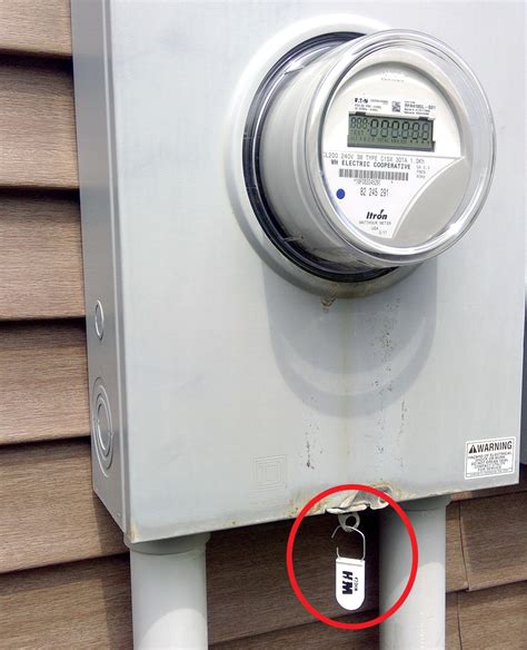 electric meter box seal broken|electric meter box replacement.